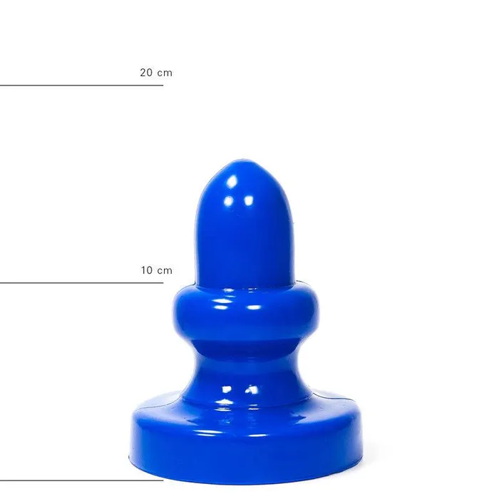 Vibrators | All Blue - Buttplug 17 x 8 cm - Blauw - All Black Vibrators | All Blue - Buttplug 17 x 8 cm - Blauw - All Black