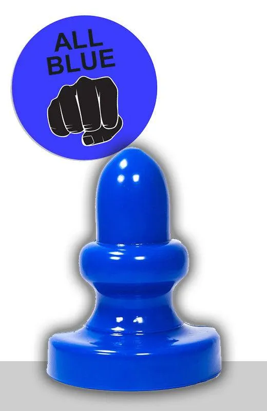 Vibrators | All Blue - Buttplug 17 x 8 cm - Blauw - All Black Vibrators | All Blue - Buttplug 17 x 8 cm - Blauw - All Black