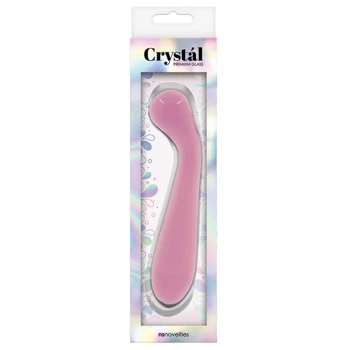 Crystal Premium Glass G Spot WandPink Holiday Vibrators