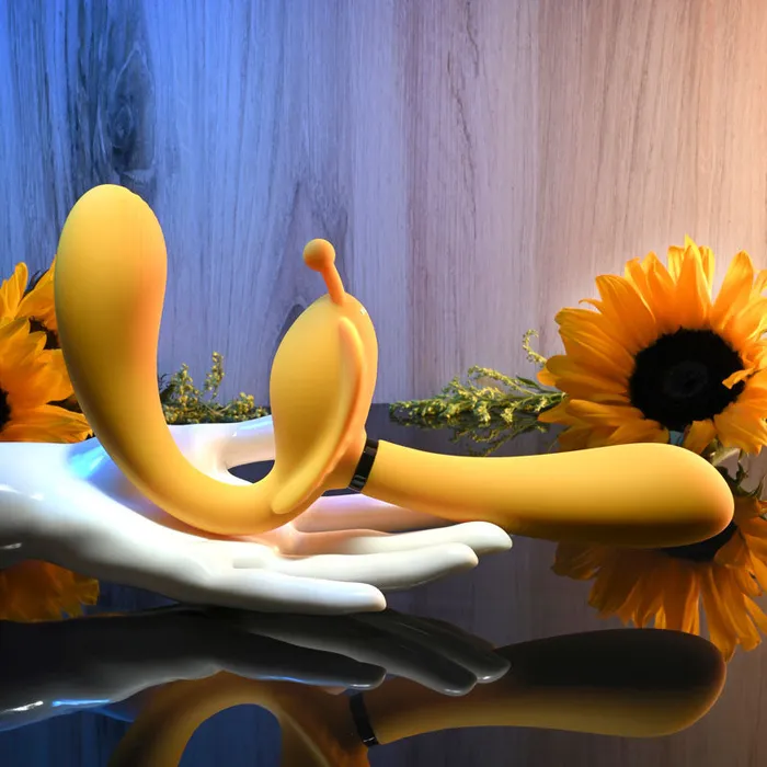 Evolved THE MONARCH - Yellow USB Rechargeable Multi Use Couples Vibrator | Evolved Vibrators Evolved THE MONARCH - Yellow USB Rechargeable Multi Use Couples Vibrator | Evolved Vibrators