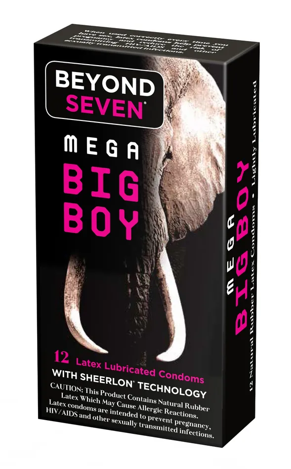 Paradise Marketing Male Sex Toys Beyond Seven Mega Big Boy XL 12 Pack