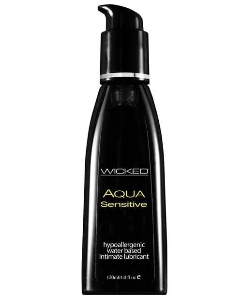 Lubricants Wicked Sensual Care Wicked Sensual Care Hypoallergenic Aqua Sensitive Water Based Lubricant 4 Oz Unscented Lubricants Wicked Sensual Care Wicked Sensual Care Hypoallergenic Aqua Sensitive Water Based Lubricant 4 Oz Unscented